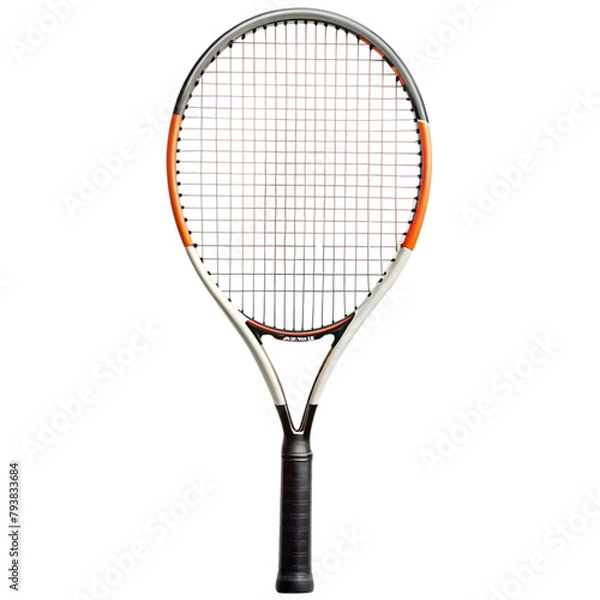 Fototapeta Tennis racket isolated on a white background 3d render
