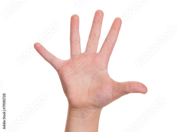 Obraz Baby is counting by fingers