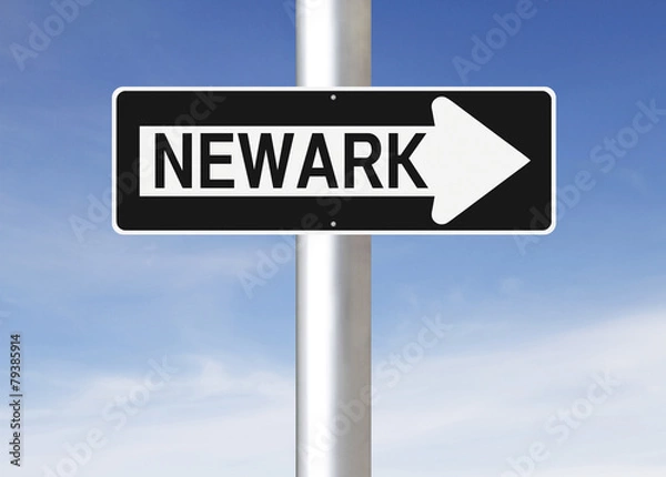 Obraz This Way to Newark