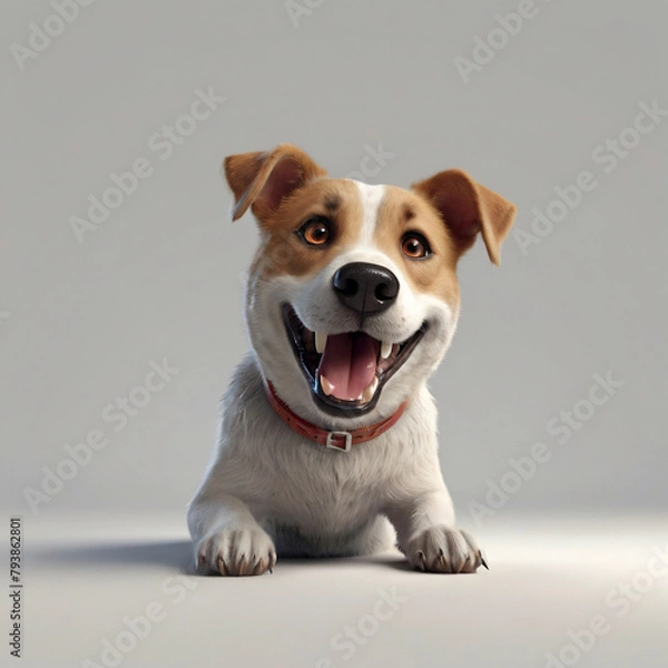 Obraz 3D Dog Model