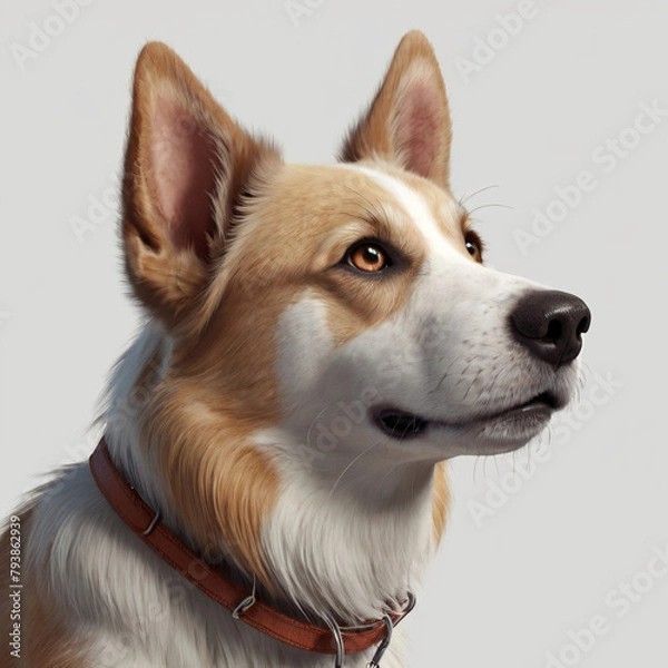 Obraz 3D Dog Model