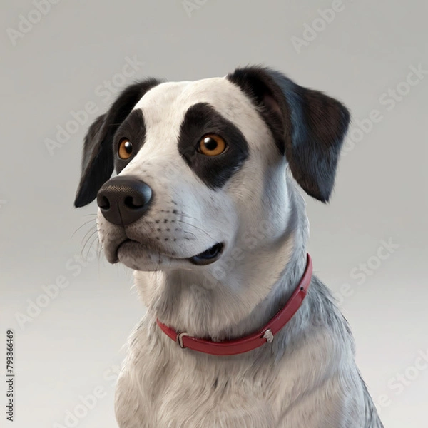Obraz 3D Dog Model
