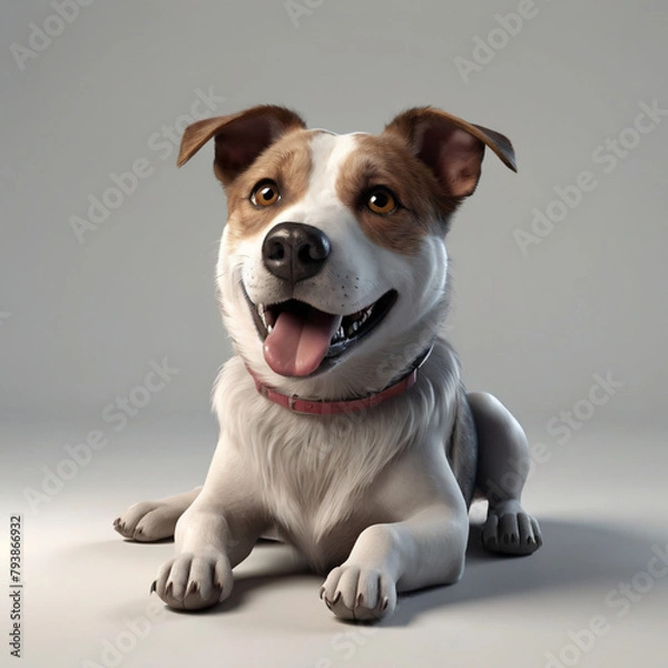 Obraz 3D Dog Model