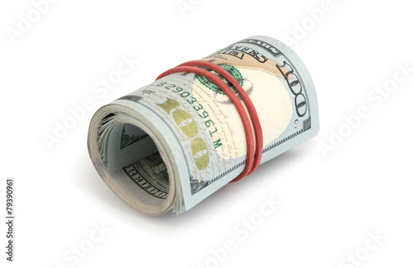 Obraz hundred dollar banknotes