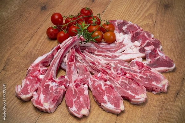 Fototapeta Chuletas de cordero