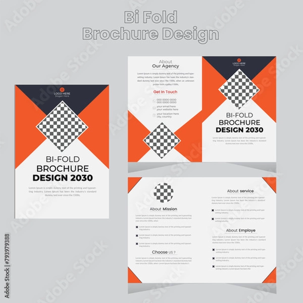 Obraz Bi fold Brochure design