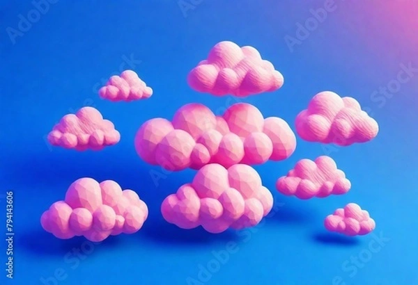 Obraz pink and white candy