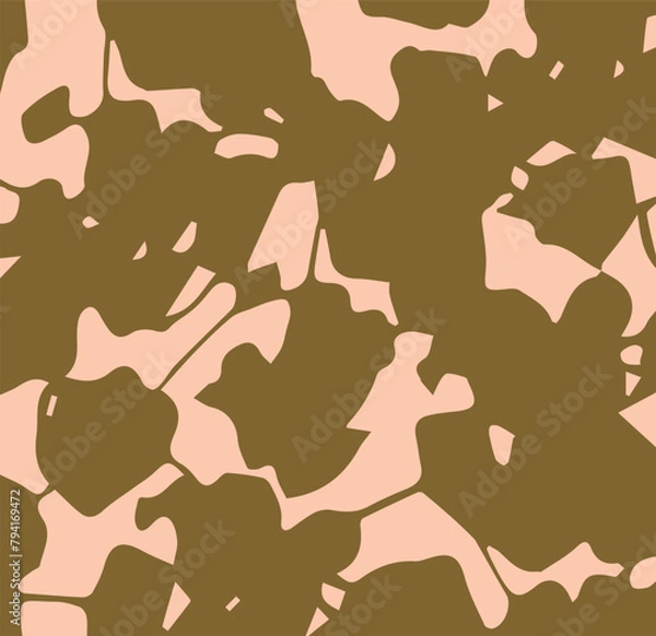 Fototapeta Modern vector pattern with multicolor abstract shapes. Colorful abstract background.