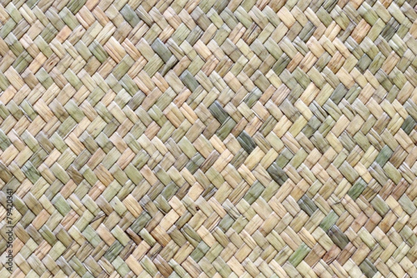 Obraz close up rattan craft  texture background