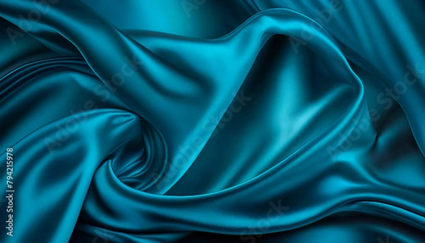 Fototapeta Silk fabric background texture. Generative AI,