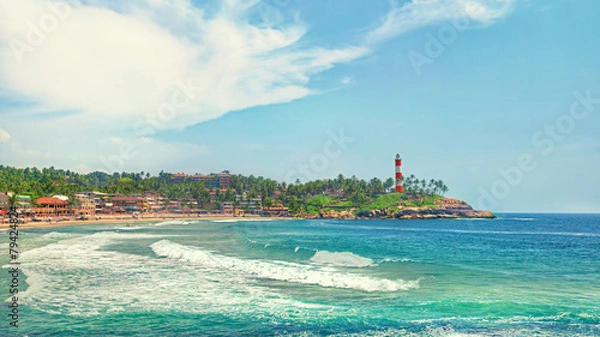 Obraz India, Kovalam beach, Kerala