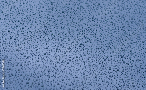 Fototapeta Water drops on clean surface