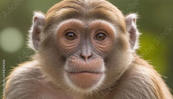 Obraz Monkey Close-Up with Intense Gaze
