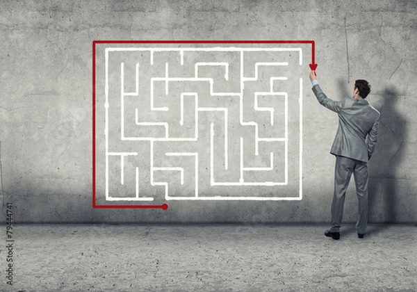 Fototapeta Finding solution