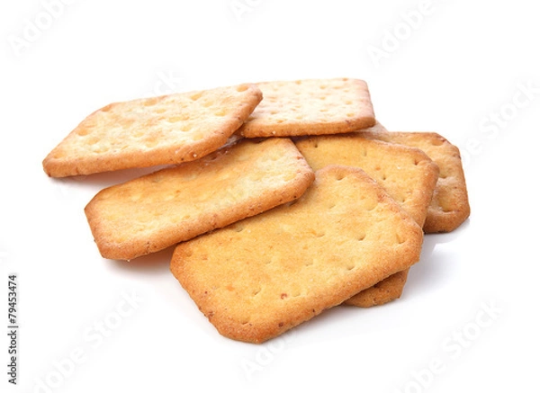 Fototapeta Cracker on white background