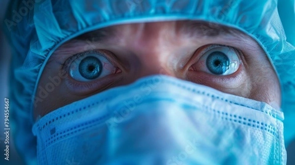 Obraz With a determined look in their eyes the dental warrior fearlessly faces the challenge of extracting a stubborn wisdom tooth determined to bring relief to their patients pain. .