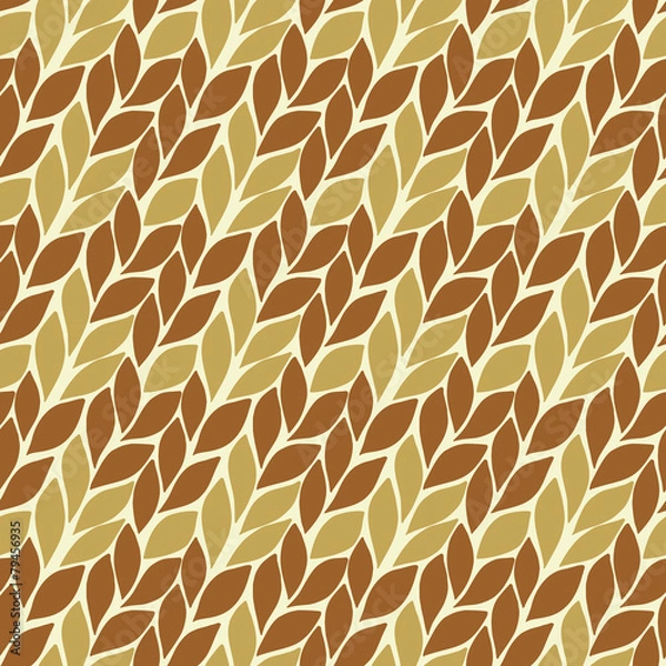 Obraz Season leaves seamless pattern