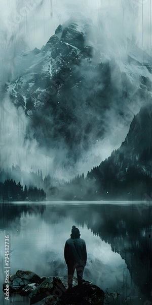 Obraz amazing endless fog