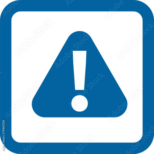 Fototapeta Attention icon