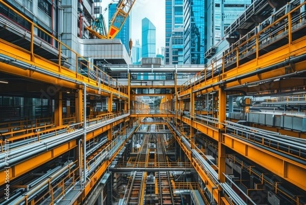 Obraz Industrial logistic