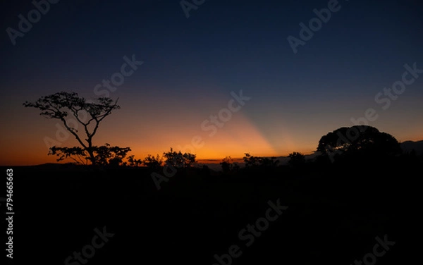 Obraz beautiful sunrise full of color to enjoy and take photographs