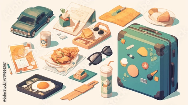 Fototapeta 旅行イメージ