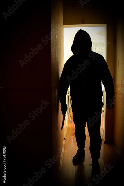 Obraz Man with Knife.