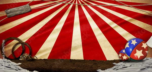 Fototapeta circus illustration abstract background 