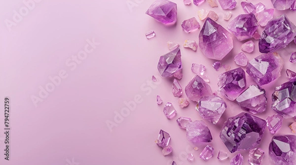 Fototapeta amethyst crystal ,generative ai