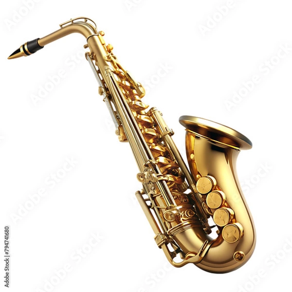 Obraz saxophone transparent background