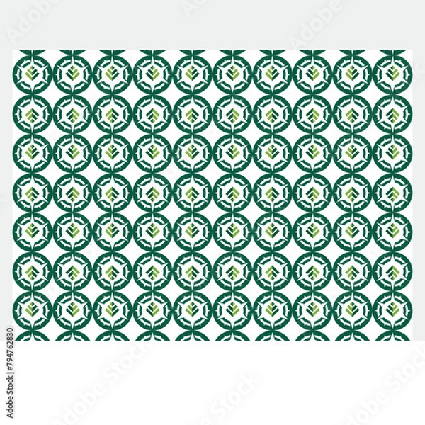 Obraz Flat design colorful geometric pattern