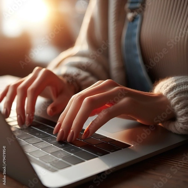 Obraz 노트북 타이핑