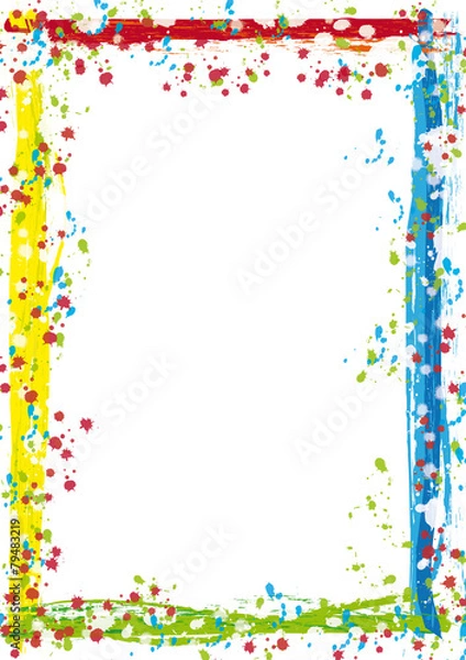 Obraz bunter Rahmen