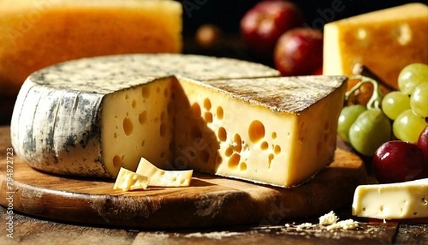 Obraz types of cheese