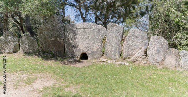 Fototapeta Tomb of the Giants of Pascaredda in Calangianus in northern Sardinia