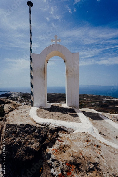 Obraz santorini greece