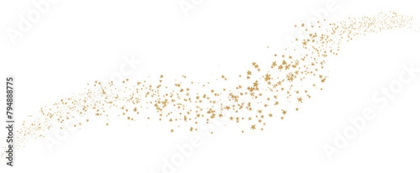 Obraz sparkling falling star. Stardust trail.