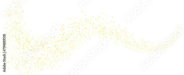 Obraz sparkling falling star. Stardust trail.