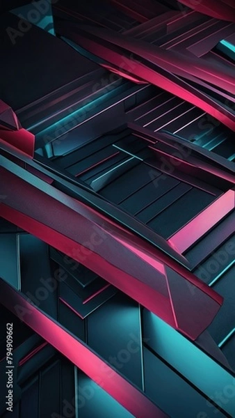 Obraz Abstract background on the theme of Technology and Innovation.