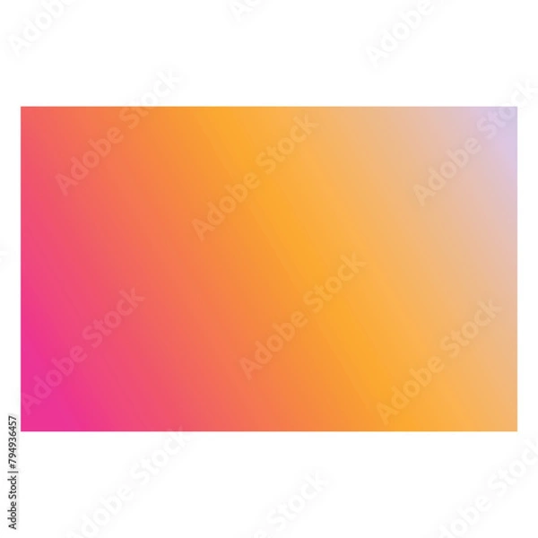Obraz Rectangle rose et jaune dégradé simple