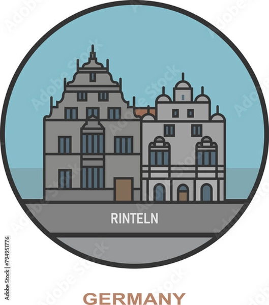 Obraz Rinteln. Cities and towns in Germany