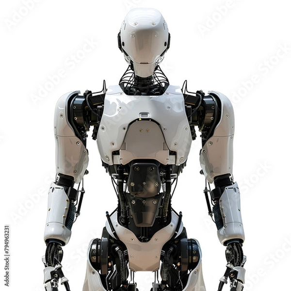 Fototapeta robot isolated