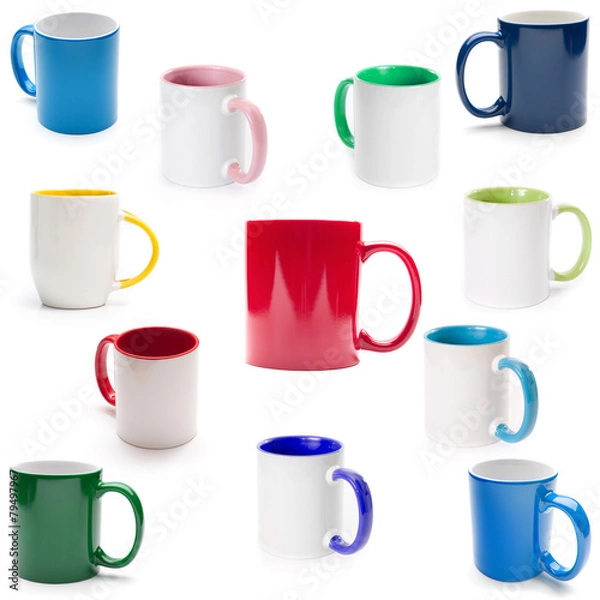 Fototapeta colored cups