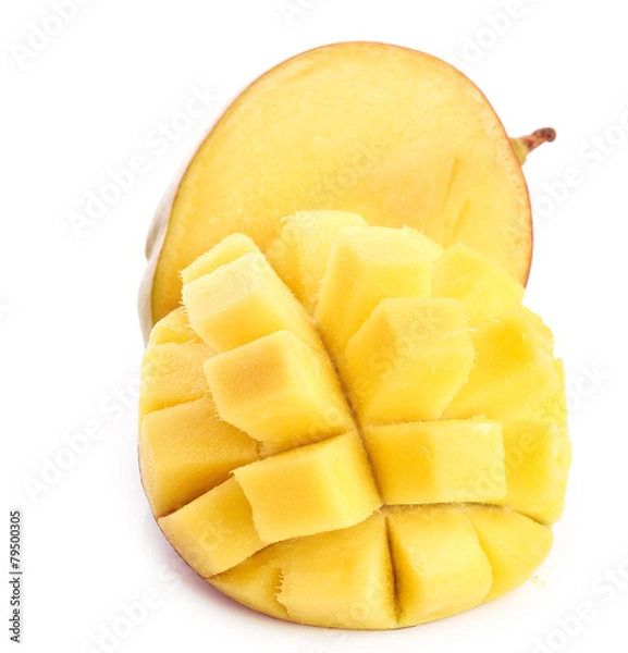 Fototapeta mango fruit isolated on white background