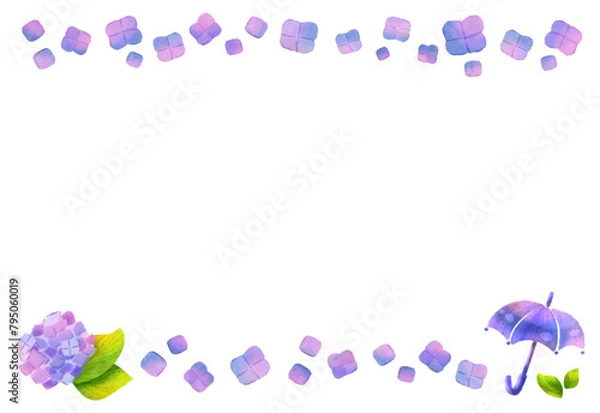 Obraz 紫陽花のフレーム