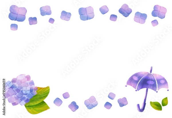 Obraz 紫陽花のフレーム