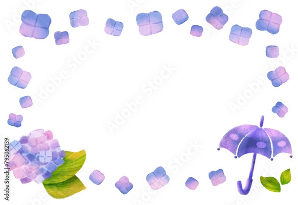 Obraz 紫陽花のフレーム