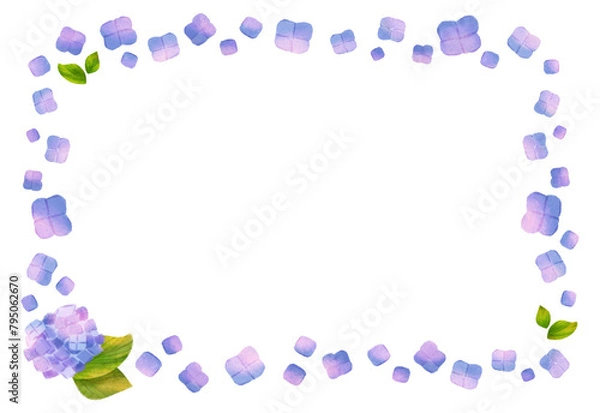 Obraz 紫陽花のフレーム