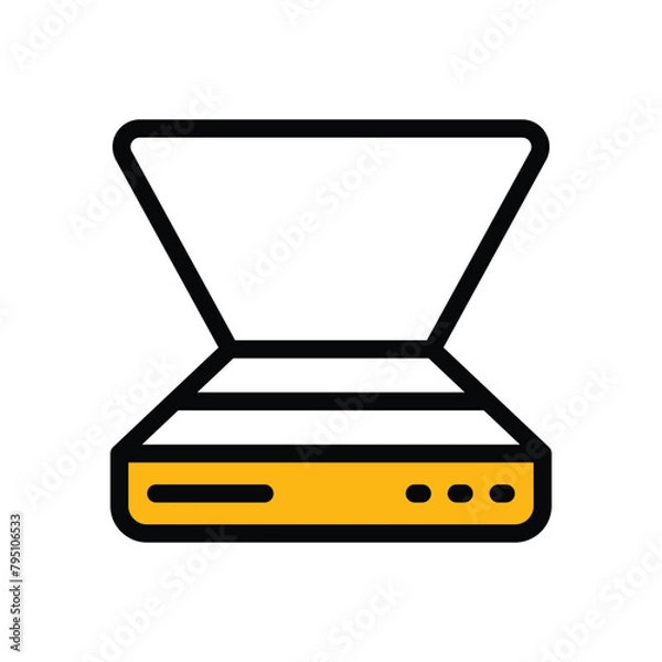 Fototapeta Scanner vector icon