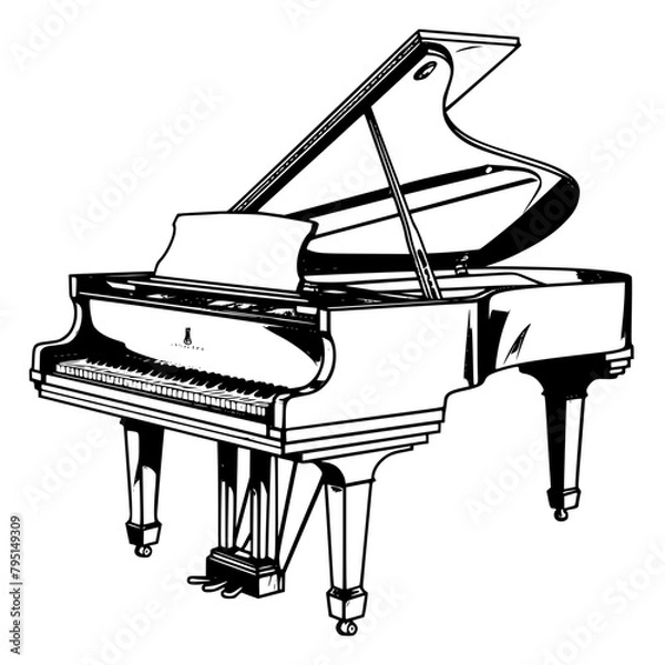 Obraz grand piano 